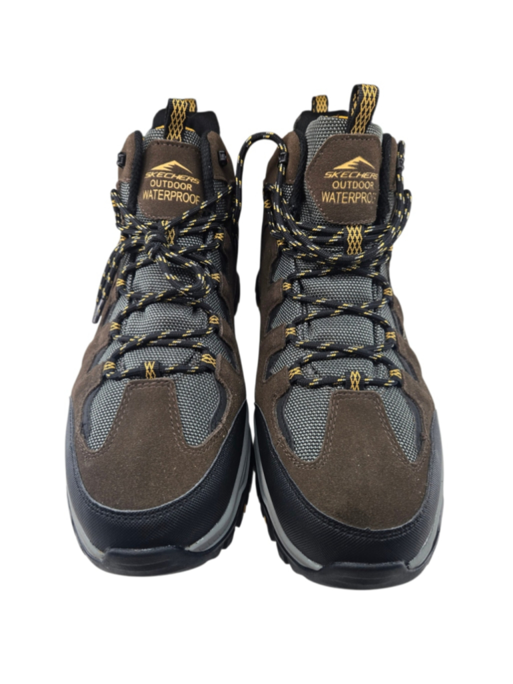 Men's Skechers Waterproof Hiking Boots
Size 10.5 Wide Memory Foam Brown Black